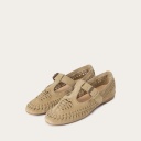 Achla Flats, wheat velvet